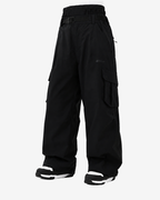 Baggy Ski Pants Unisex — front view on #F5F5F5 background