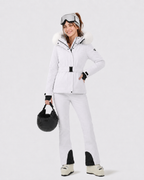 Slim Fit Belted Ski Jacket Women