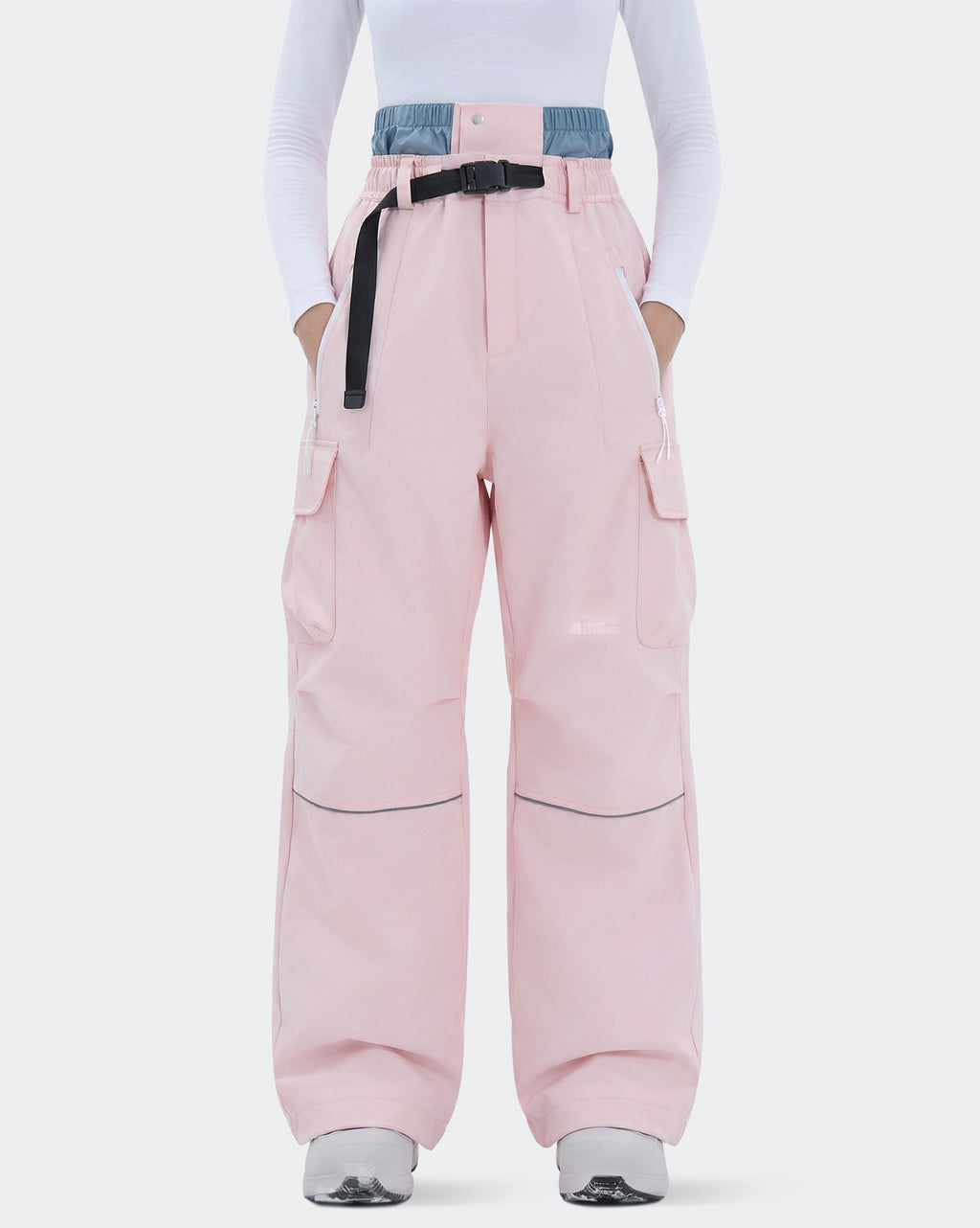 HIGH EXPERIENCE Women's Snowboard Pants | Baggy Waterproof Insulated Ski Pants