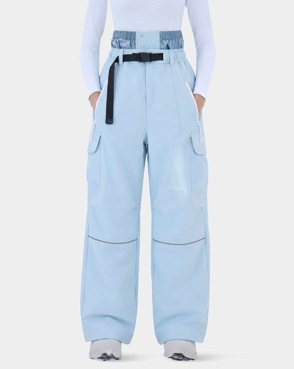 HIGH EXPERIENCE Women's Snowboard Pants | Baggy Waterproof Insulated Ski Pants