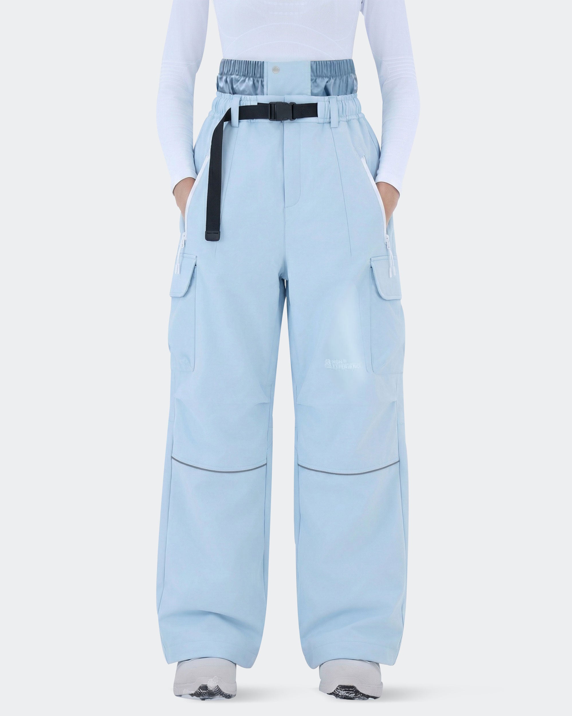 HIGH EXPERIENCE Women's Snowboard Pants | Baggy Waterproof Insulated Ski Pants