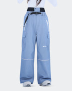 HIGH EXPERIENCE Women's Snowboard Pants | Baggy Waterproof Insulated Ski Pants