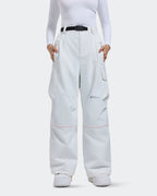 HIGH EXPERIENCE Women's Snowboard Pants | Baggy Waterproof Insulated Ski Pants