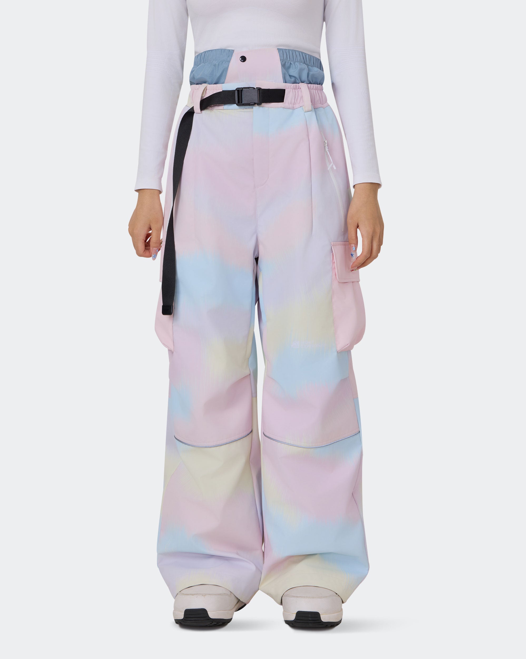 HIGH EXPERIENCE Women's Snowboard Pants | Baggy Waterproof Insulated Ski Pants