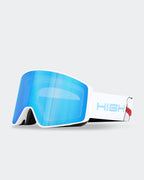 HIGH EXPERIENCE Magnetic Snow Goggles | Double Layer Anti-Fog Ski Goggles UV Protection Compatible with Glasses for Men Women