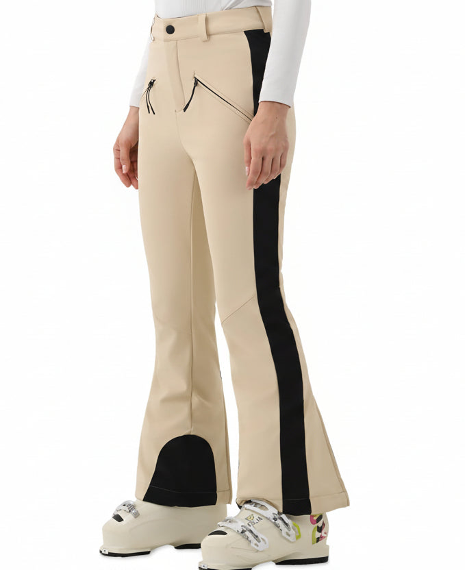 HIGH EXPERIENCE Womens Ski Pants Slim Fit  Snowboard Soft Shell Fitted Insulated