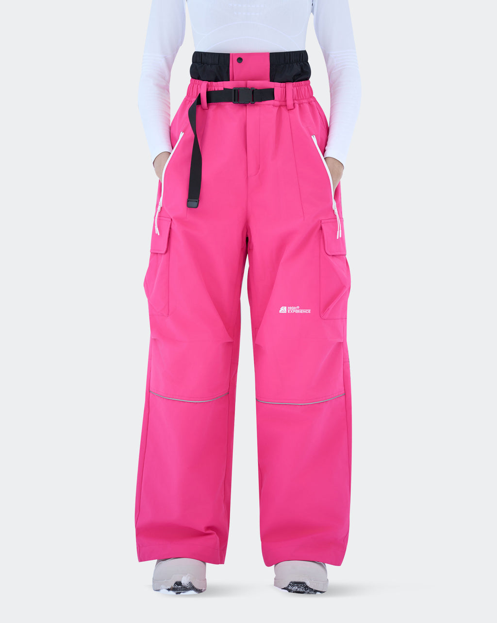 HIGH EXPERIENCE Women's Snowboard Pants | Baggy Waterproof Insulated Ski Pants