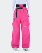 HIGH EXPERIENCE Women's Snowboard Pants | Baggy Waterproof Insulated Ski Pants