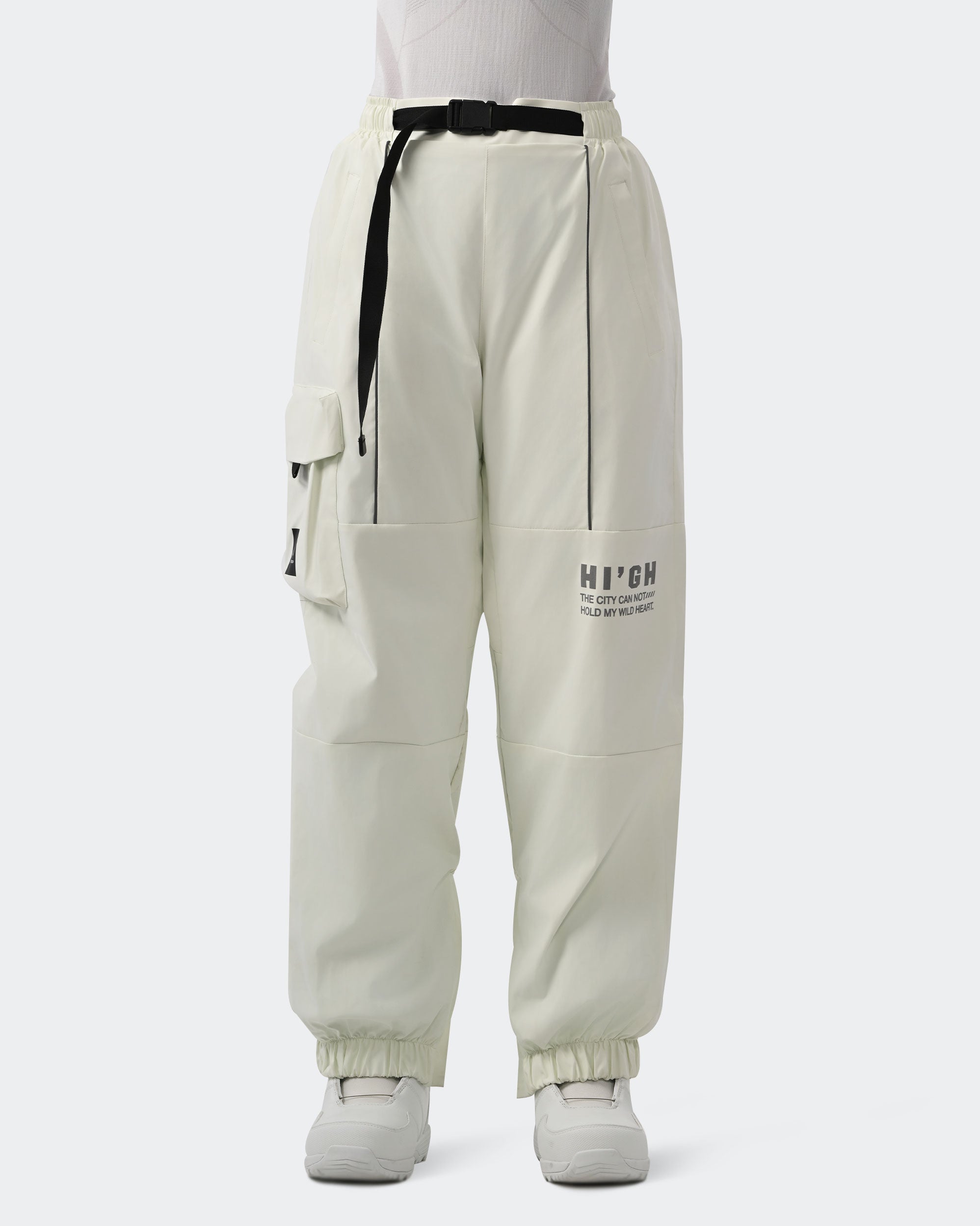 HIGH EXPERIENCE Women's Baggy Ski & Snowboard Pants | Waterproof Insulated Snow Pants
