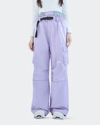 HIGH EXPERIENCE Women's Snowboard Pants | Baggy Waterproof Insulated Ski Pants