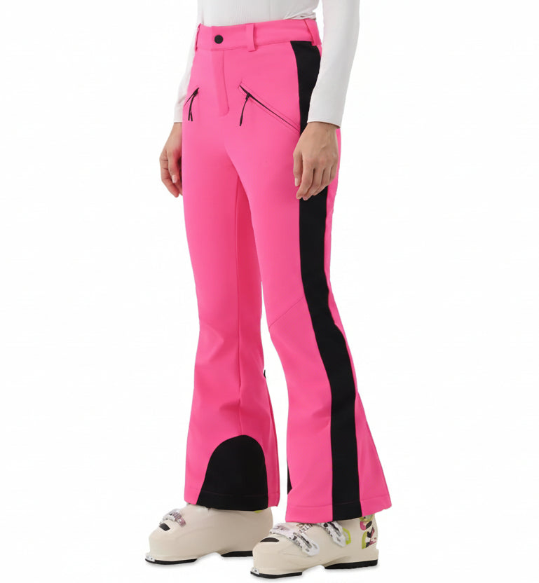 HIGH EXPERIENCE Womens Ski Pants Slim Fit  Snowboard Soft Shell Fitted Insulated