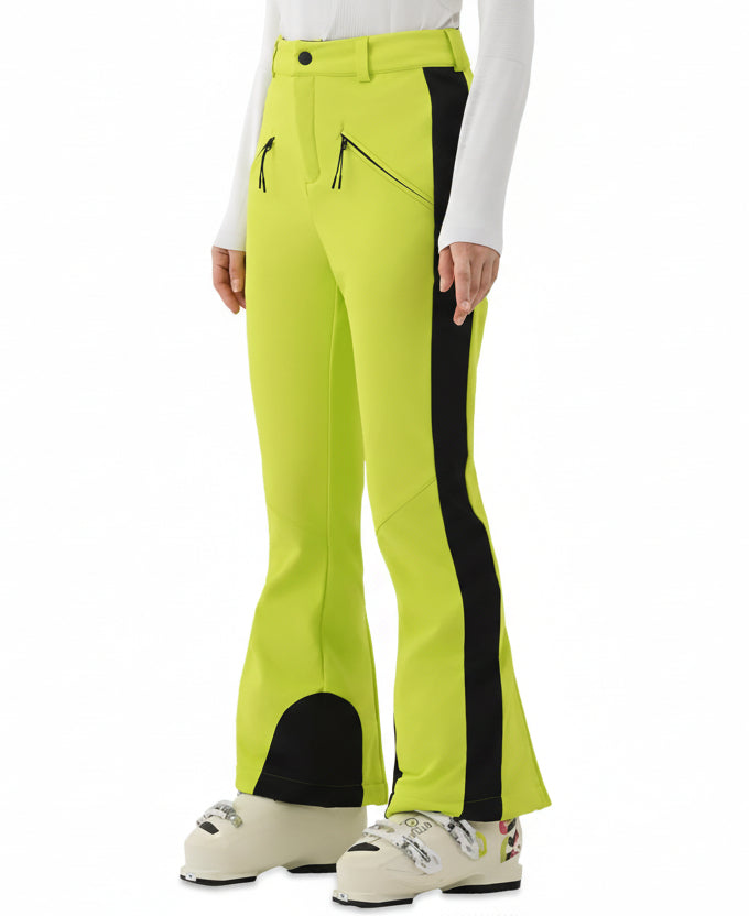 HIGH EXPERIENCE Womens Ski Pants Slim Fit  Snowboard Soft Shell Fitted Insulated