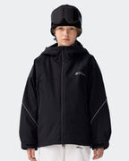 High Experience Kids Ski Jacket Black - Graphene Thermal Waterproof Snow Coat for Boys Girls