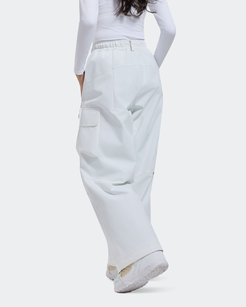 HIGH EXPERIENCE Women's Snowboard Pants | Baggy Waterproof Insulated Ski Pants