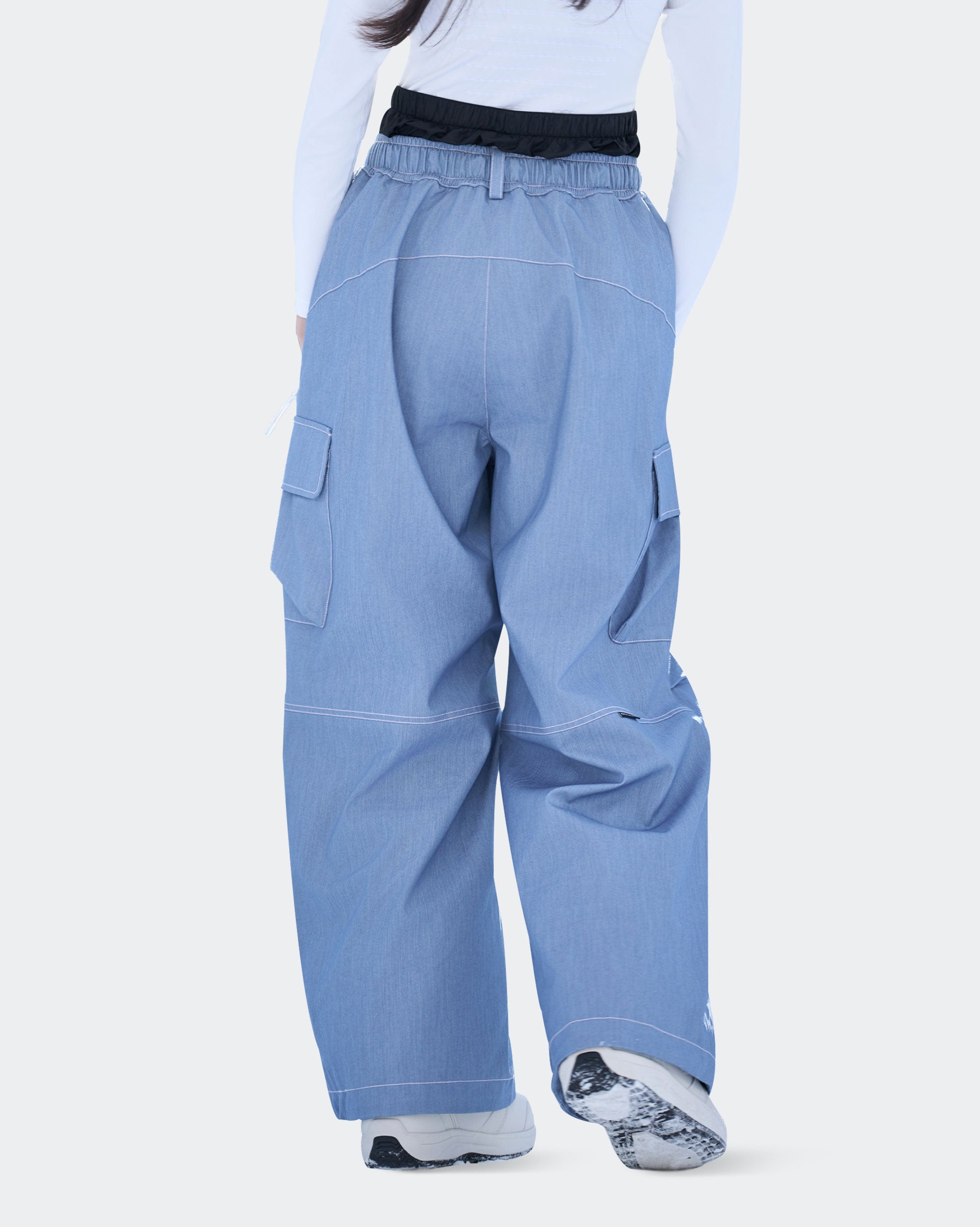 HIGH EXPERIENCE Women's Snowboard Pants | Baggy Waterproof Insulated Ski Pants