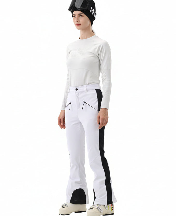 HIGH EXPERIENCE Womens Ski Pants Slim Fit  Snowboard Soft Shell Fitted Insulated