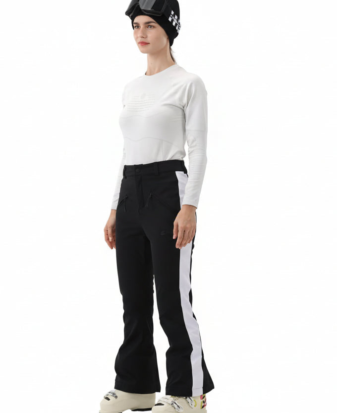 HIGH EXPERIENCE Womens Ski Pants Slim Fit  Snowboard Soft Shell Fitted Insulated