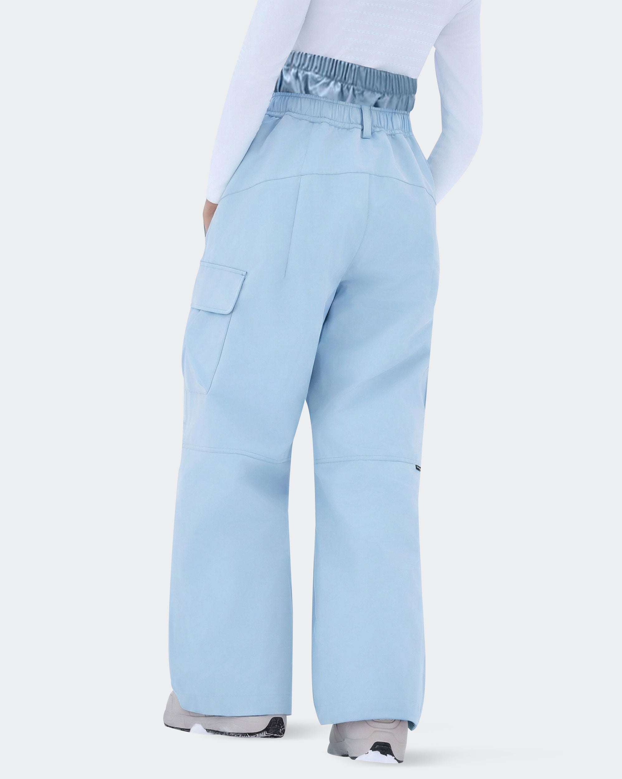 HIGH EXPERIENCE Women's Snowboard Pants | Baggy Waterproof Insulated Ski Pants