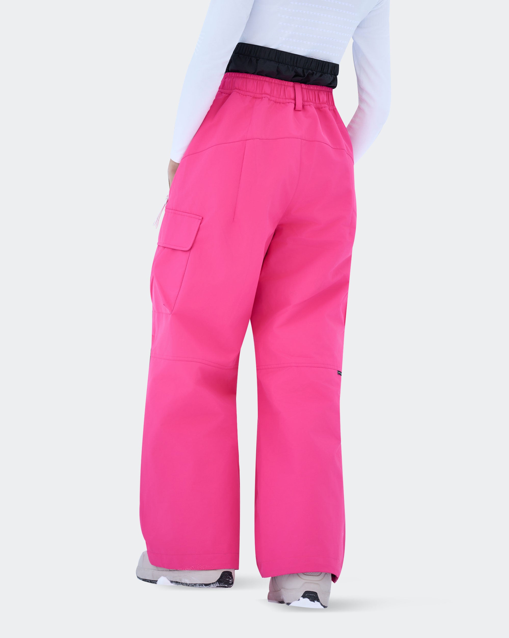 HIGH EXPERIENCE Women's Snowboard Pants | Baggy Waterproof Insulated Ski Pants