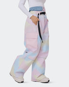 HIGH EXPERIENCE Women's Snowboard Pants | Baggy Waterproof Insulated Ski Pants