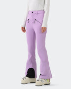Purple Ski Pants Waterproof 15000mm Fleece Lining Detail | HIGH EXPERIENCE
