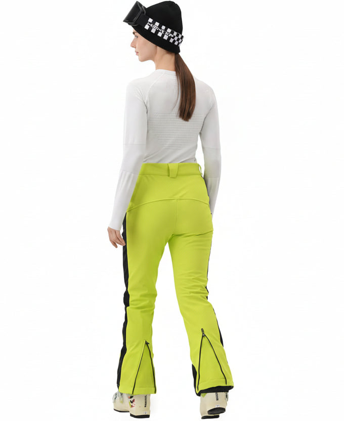 HIGH EXPERIENCE Womens Ski Pants Slim Fit  Snowboard Soft Shell Fitted Insulated