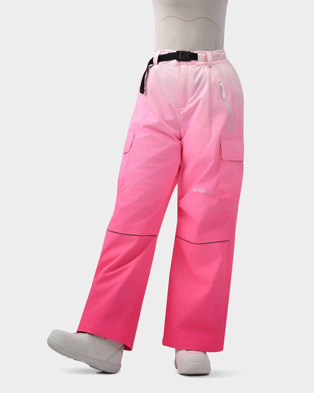 HIGH EXPERIENCE Women's Snowboard Pants | Baggy Waterproof Insulated Ski Pants
