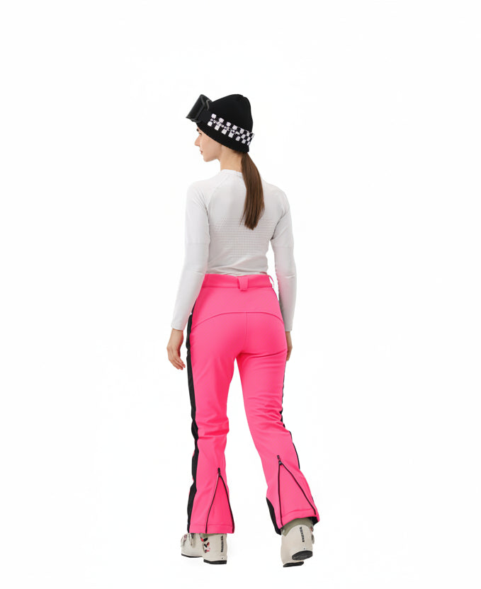 HIGH EXPERIENCE Womens Ski Pants Slim Fit  Snowboard Soft Shell Fitted Insulated