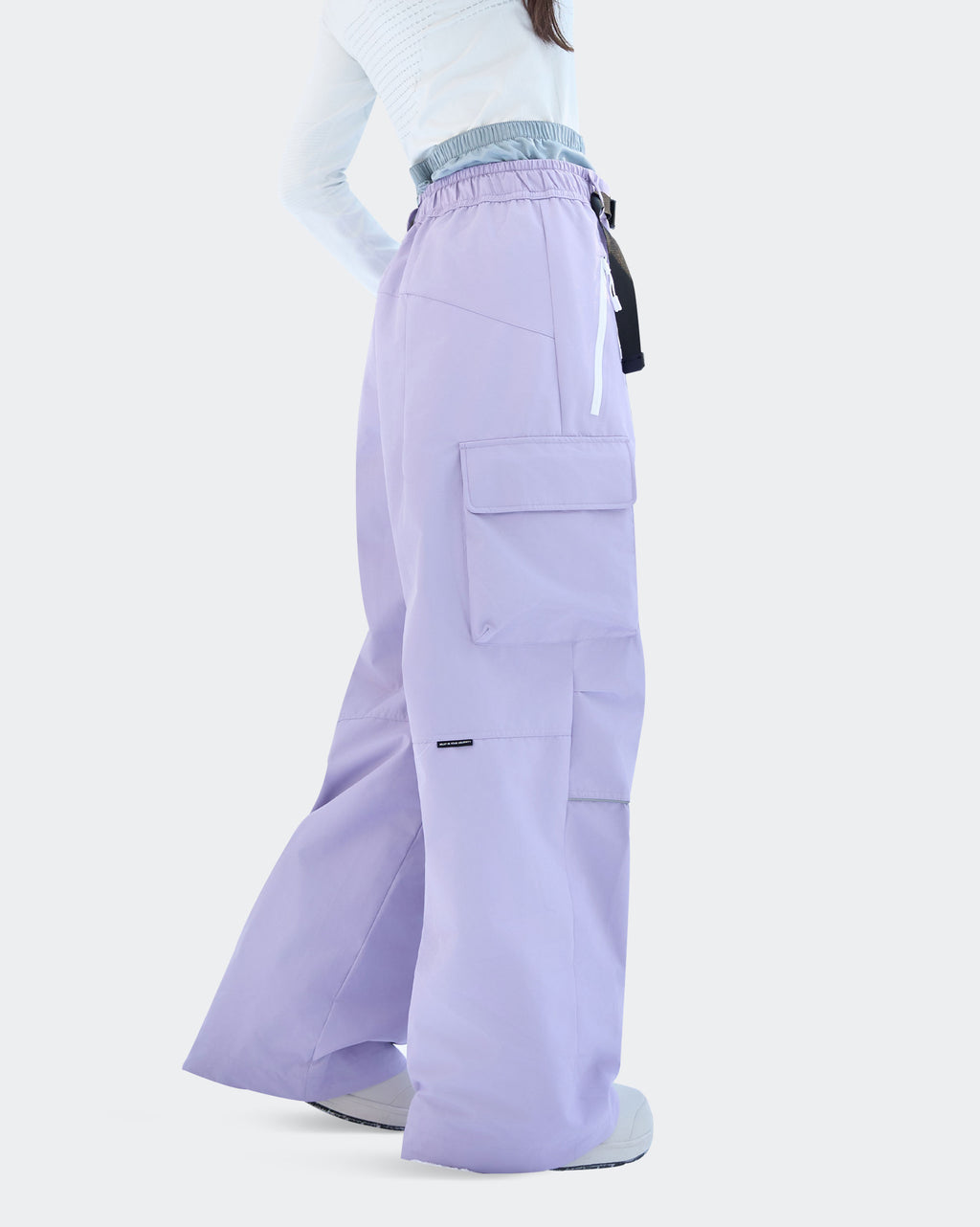 HIGH EXPERIENCE Women's Snowboard Pants | Baggy Waterproof Insulated Ski Pants
