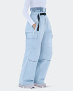 HIGH EXPERIENCE Women's Snowboard Pants | Baggy Waterproof Insulated Ski Pants