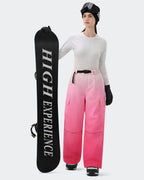 HIGH EXPERIENCE Women's Snowboard Pants | Baggy Waterproof Insulated Ski Pants