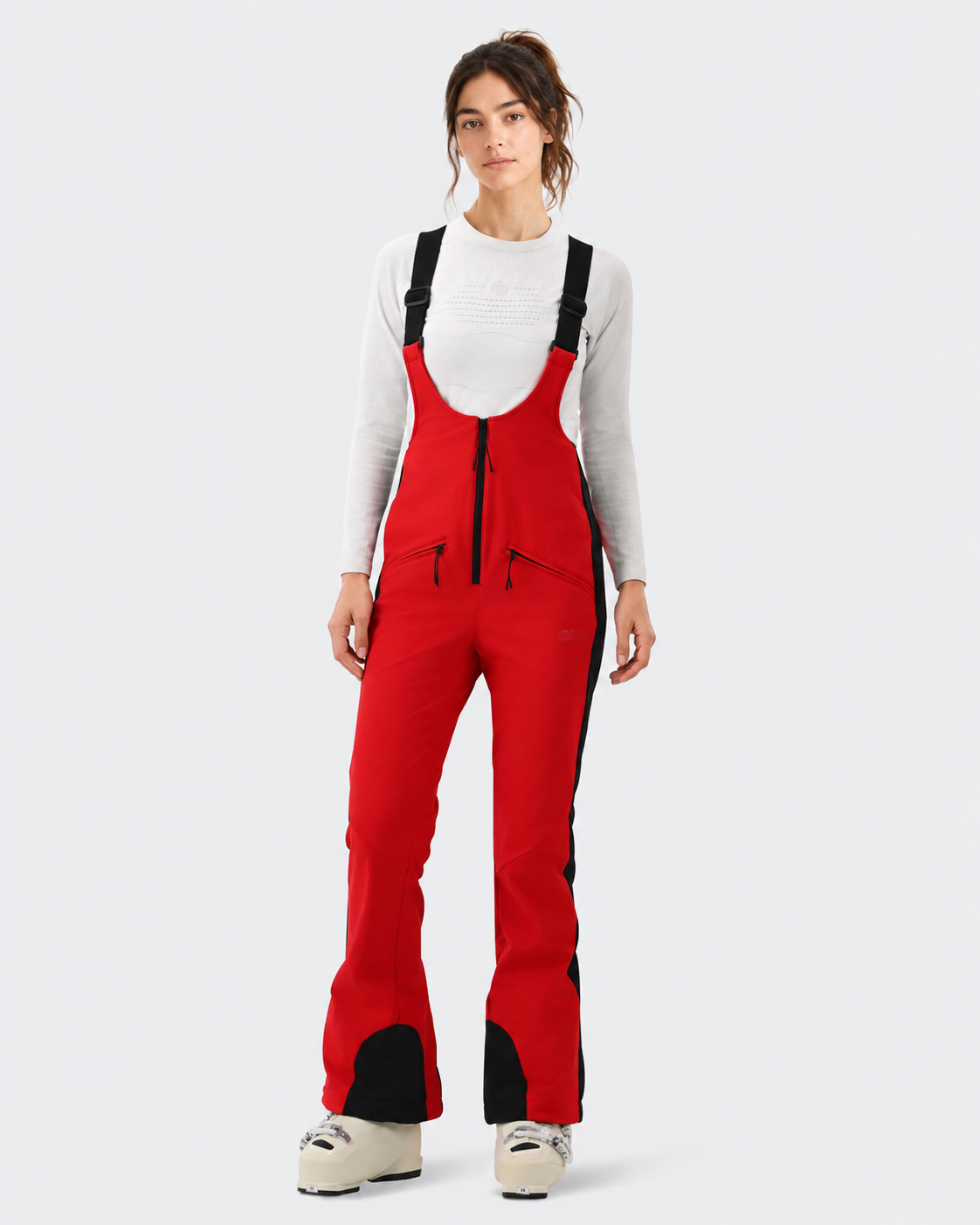 Slim Fit Ski Bib Pants Women