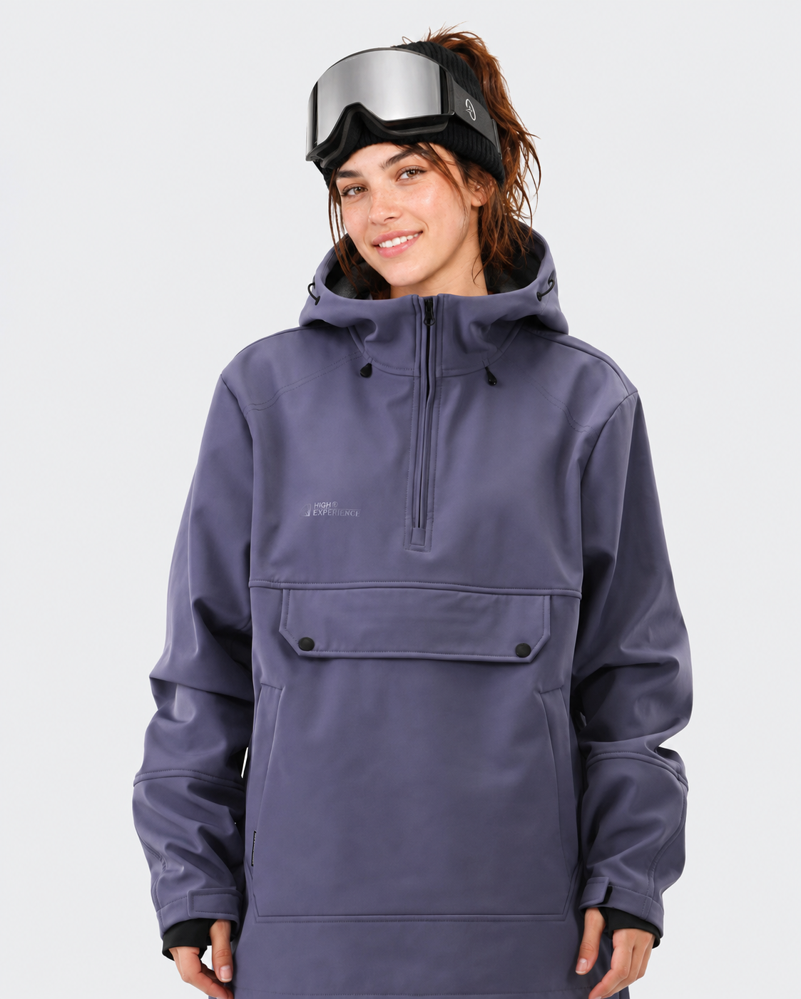 Fleece Pullover Ski Hoodie Women