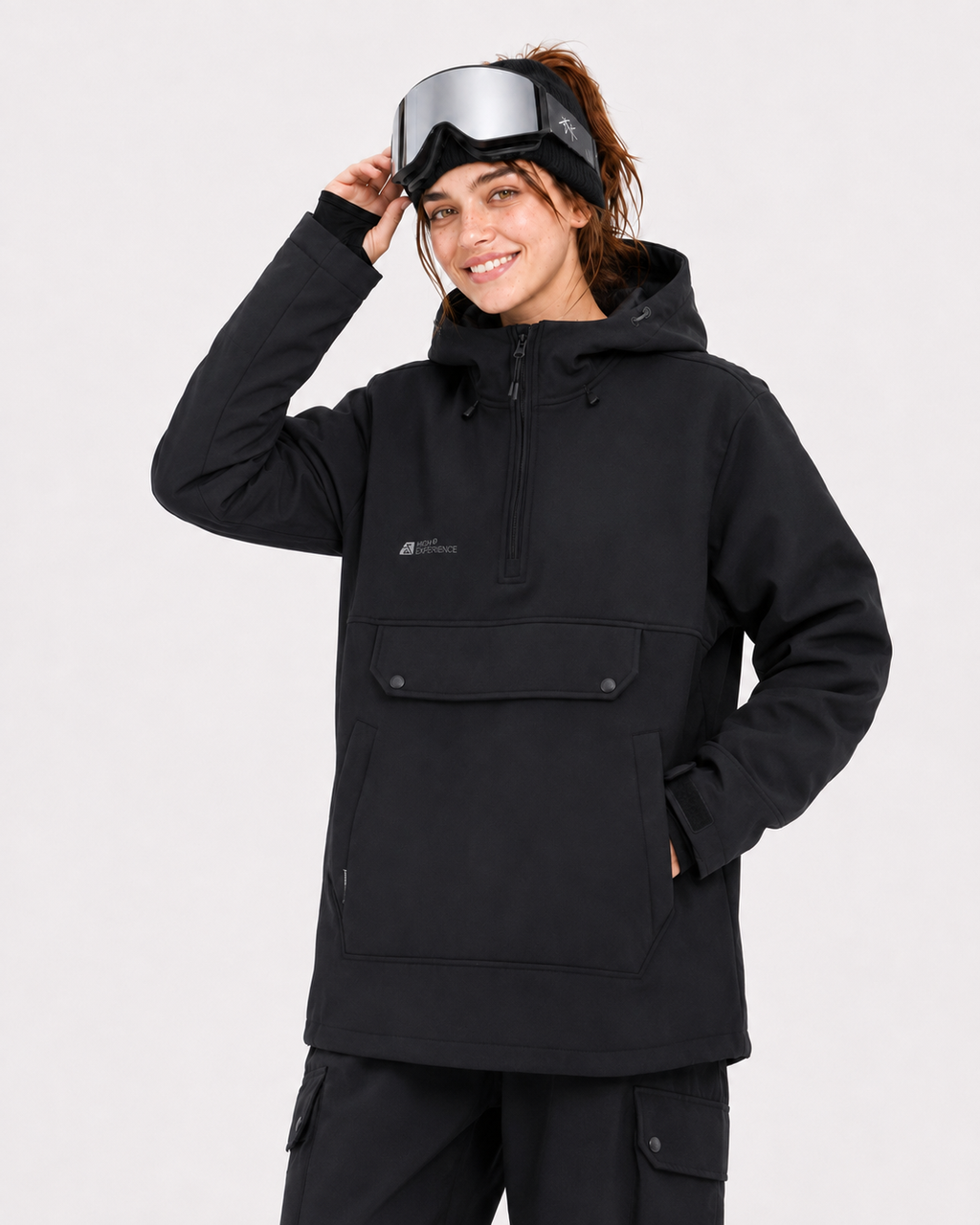 Fleece Pullover Ski Hoodie Women