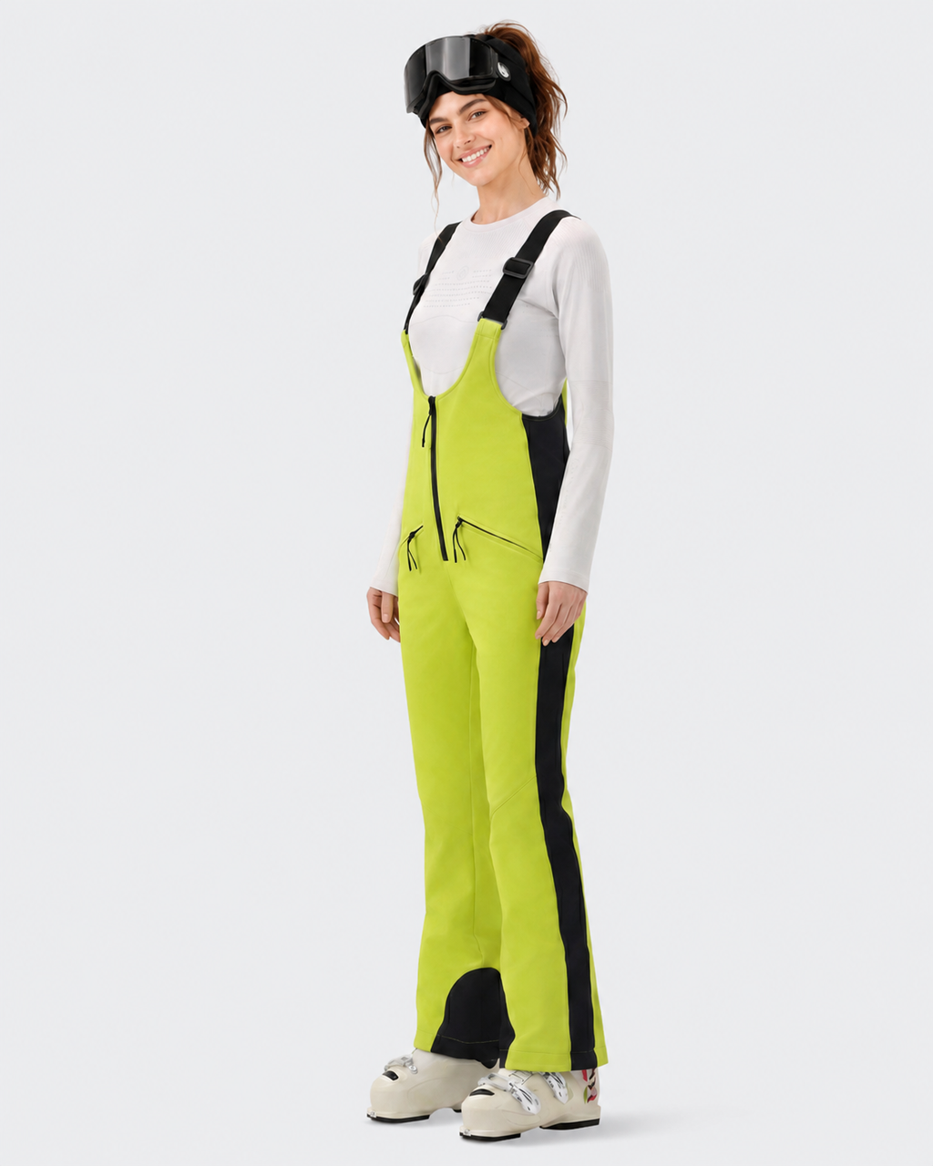 Slim Fit Ski Bib Pants Women