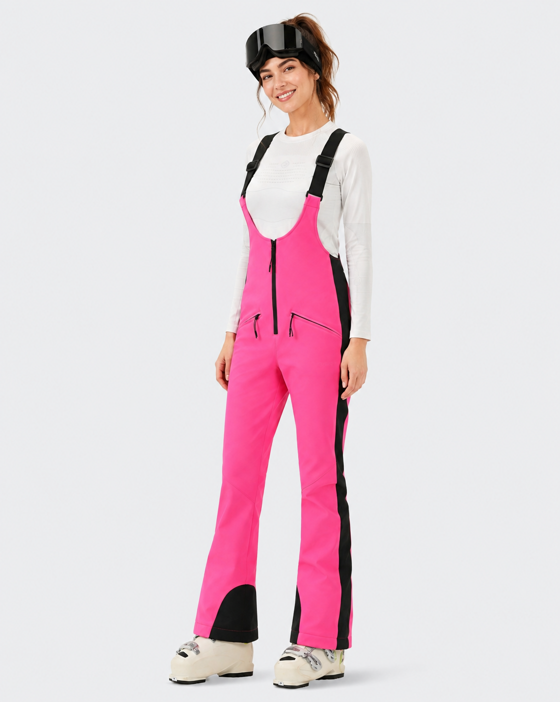 Slim Fit Ski Bib Pants Women