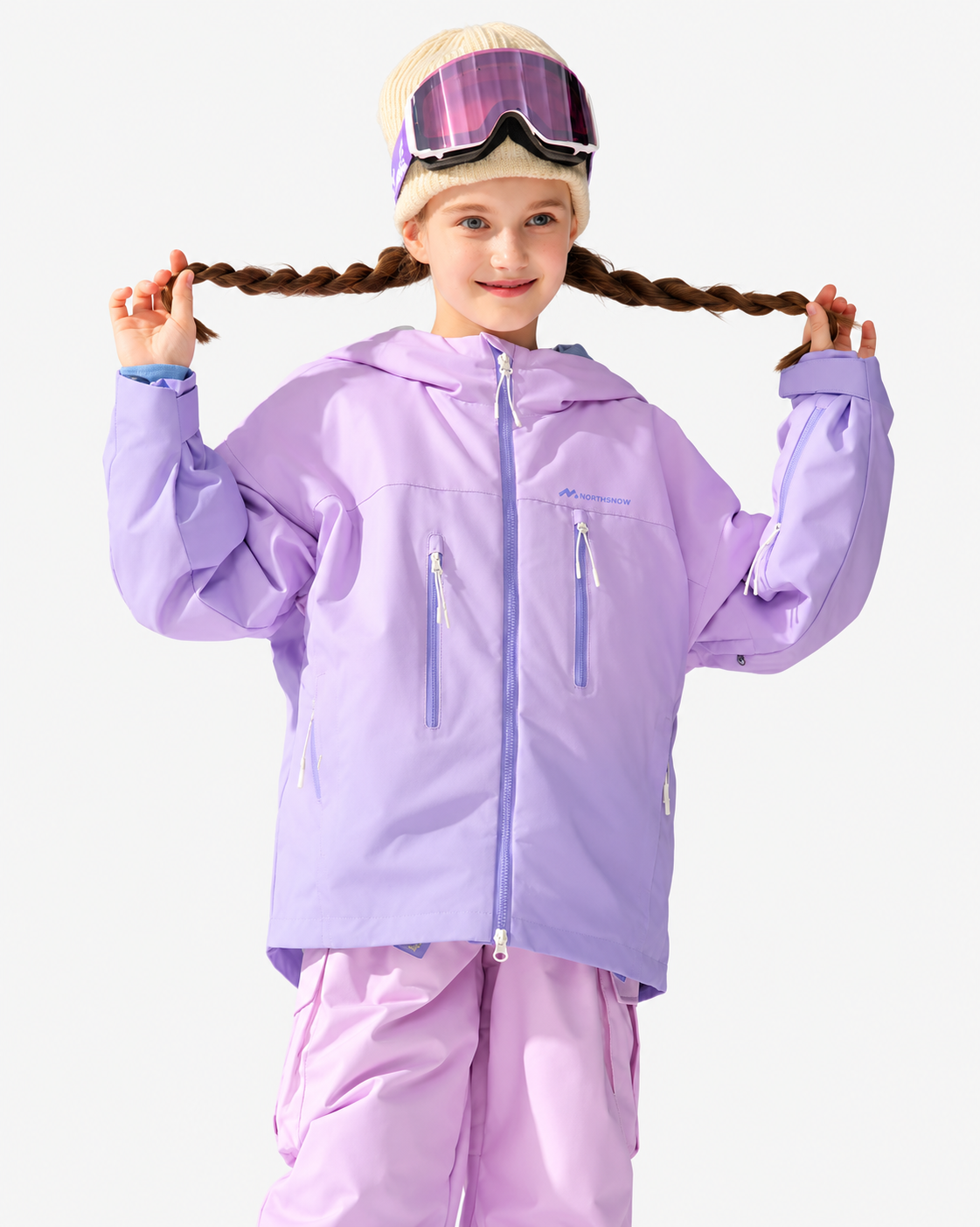 High Experience Kids' 15K Waterproof Ski & Snowboard Jacket