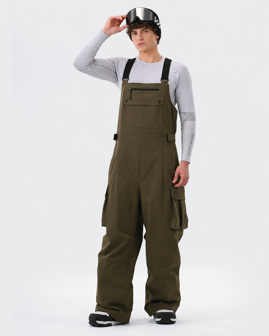 Baggy Ski Bib Pants Men