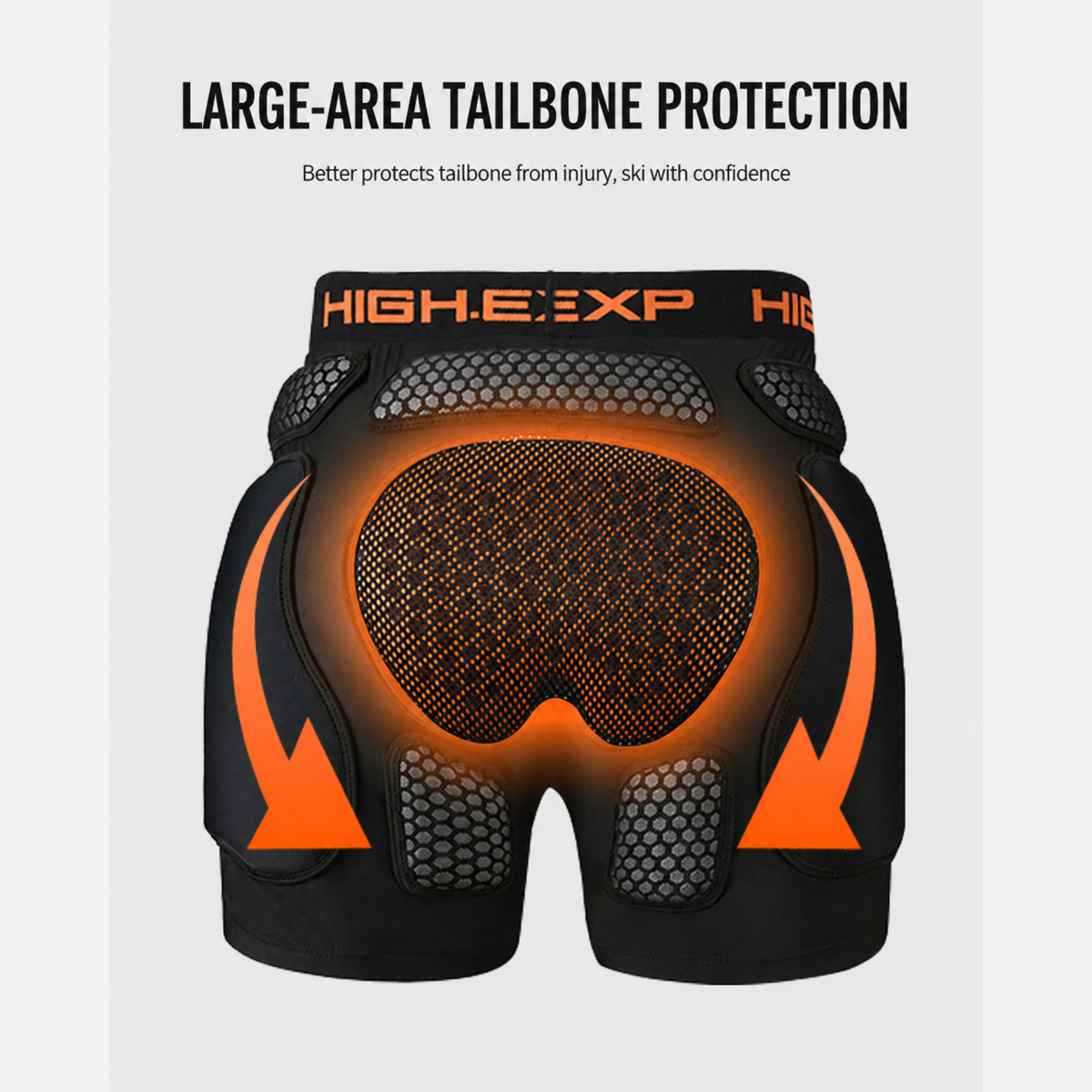 Large-Area Tailbone Protection