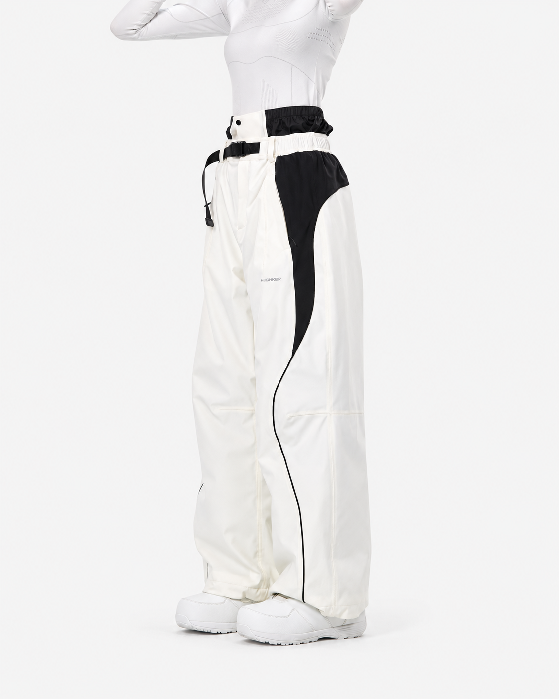 High Experience 3L Waterproof Baggy Ski & Snowboard Pants – Red