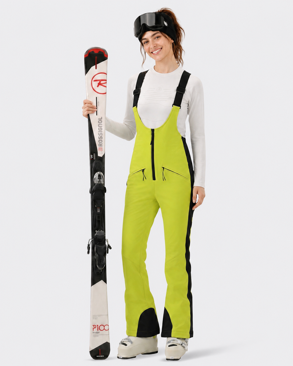 Slim Fit Ski Bib Pants Women
