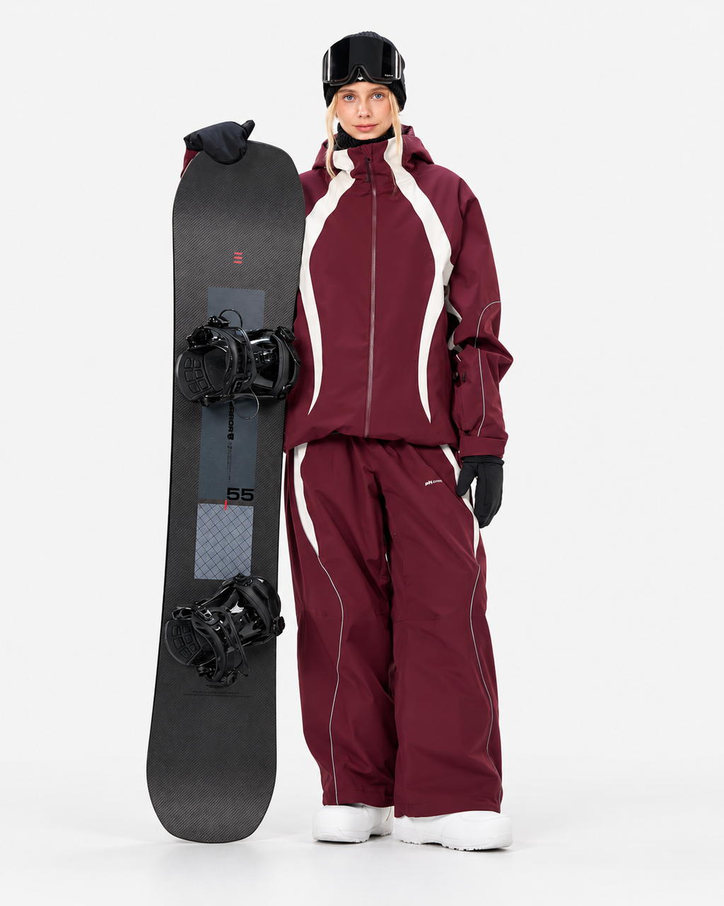 Αδιάβροχο μπουφάν σκι και snowboard 3 στρώσεων High Experience