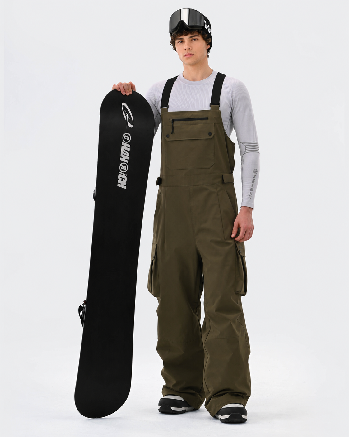 Baggy Ski Bib Pants Men