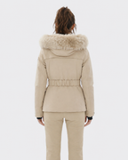 Slim Fit Belted Ski Jacket Women