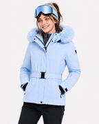 Slim Fit Belted Ski Jacket Women