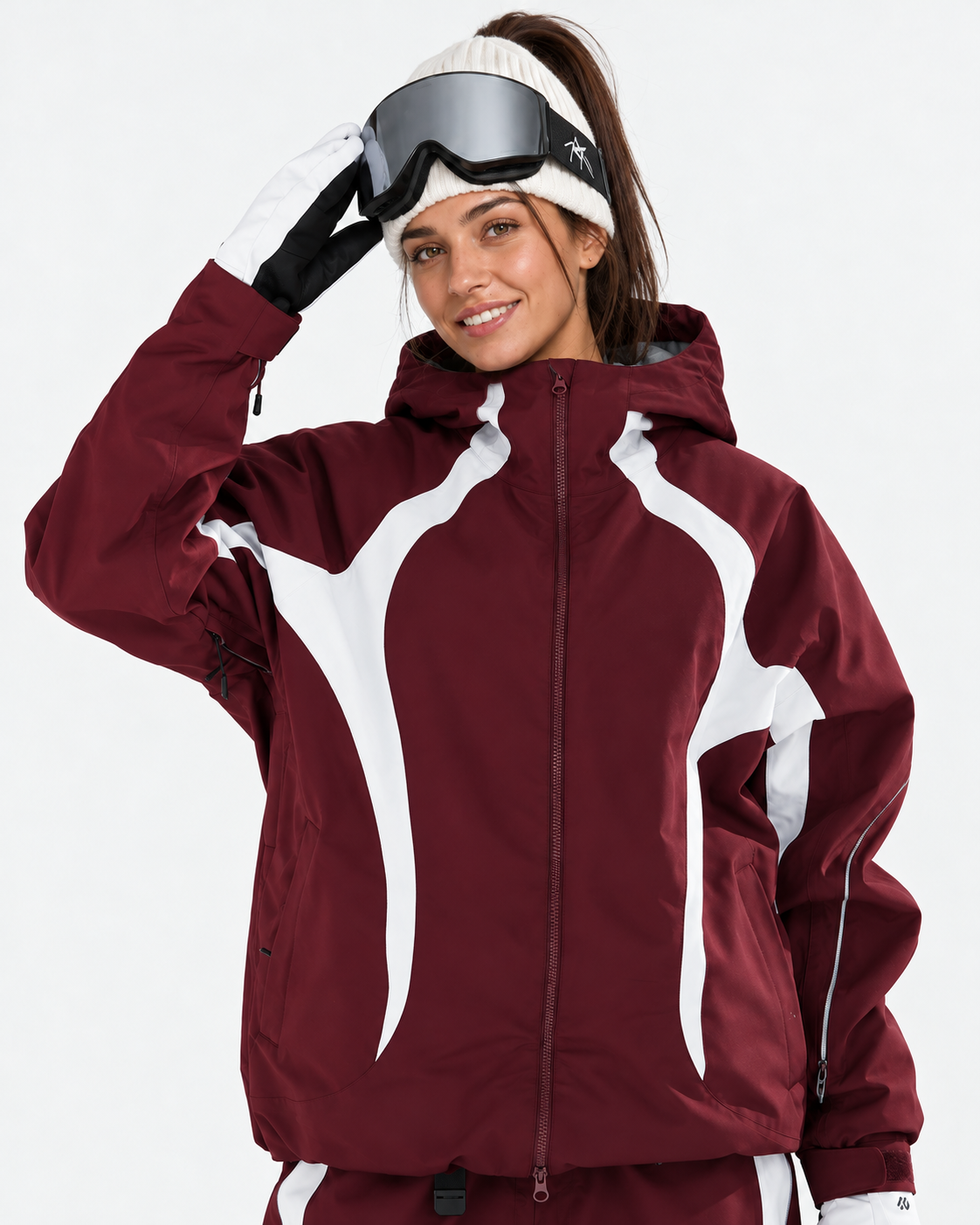 High Experience 3L Waterproof Ski & Snowboard Jacket – Red