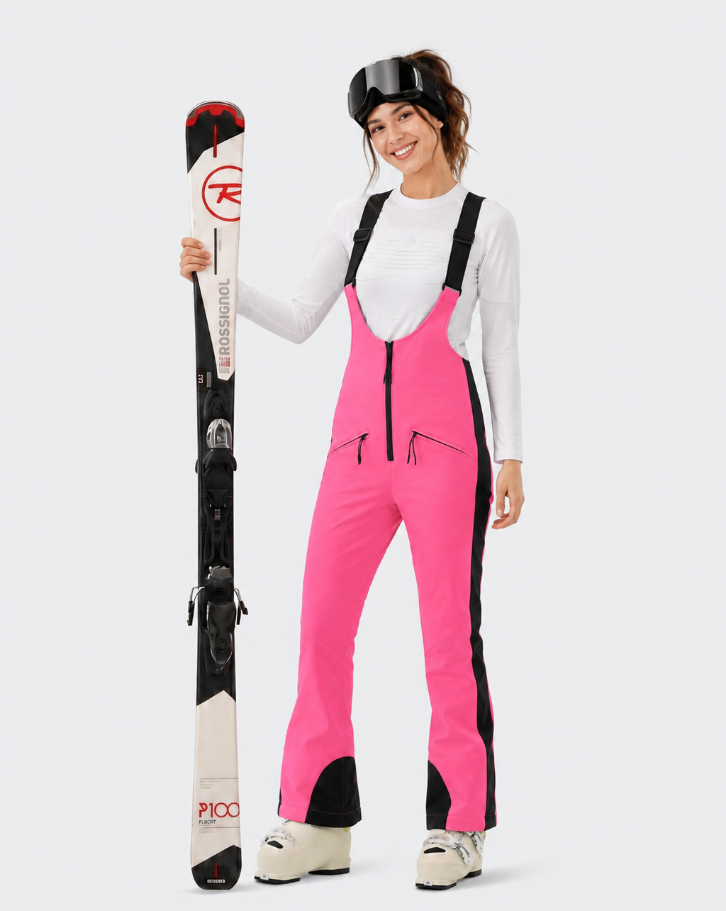 Slim Fit Ski Bib Pants Women