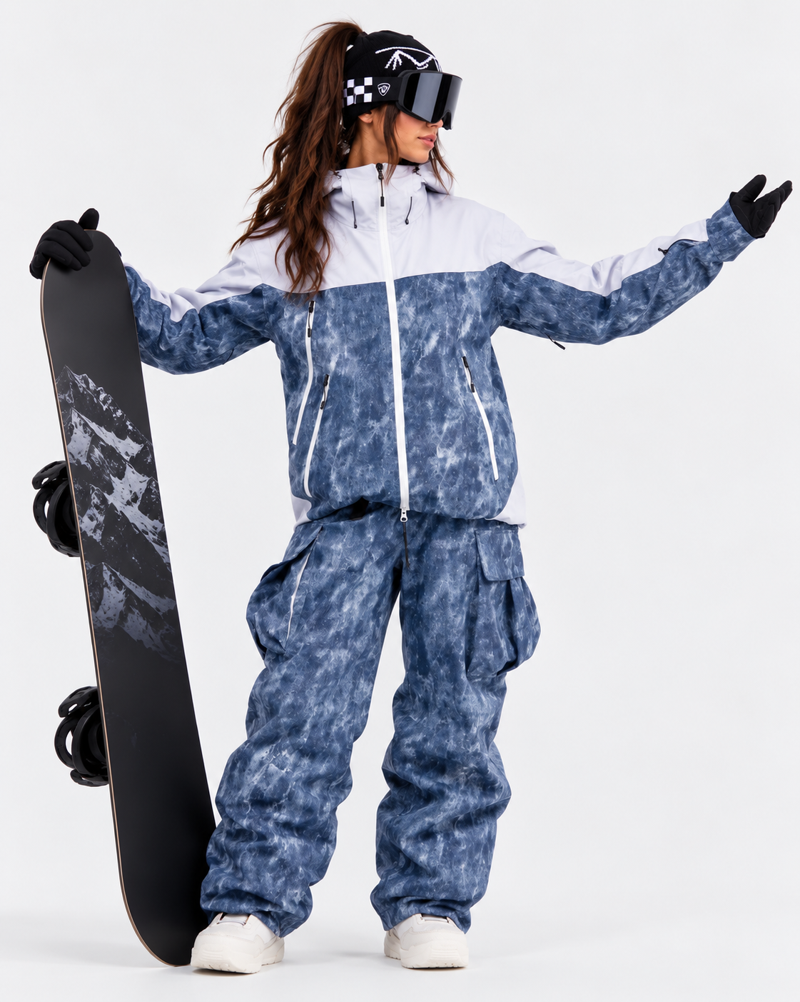High Experience Women's Insulated Snowboard Bib Pants