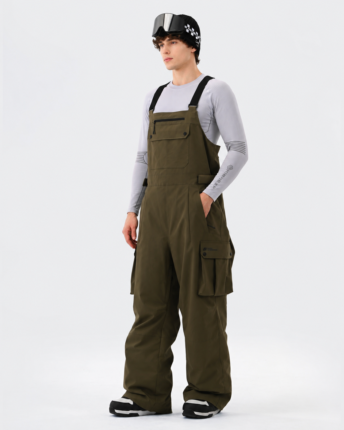 Baggy Ski Bib Pants Men