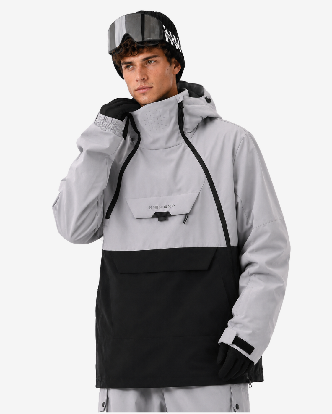 Ski Jacket Men on #F5F5F5 background